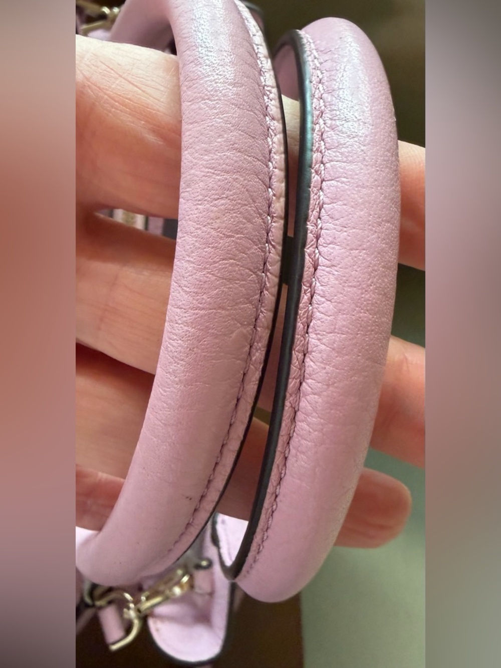 kate spade Lilac Pebbled Leather Satchel with Shoulder Strap - Picture 5 of 16